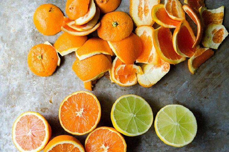 Vỏ cam, chanh có khả năng khử mùi tự nhiên