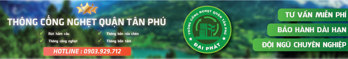 Công ty thông cống nghẹt quận Tân Phú Đại Phát giá rẻ 0903929712